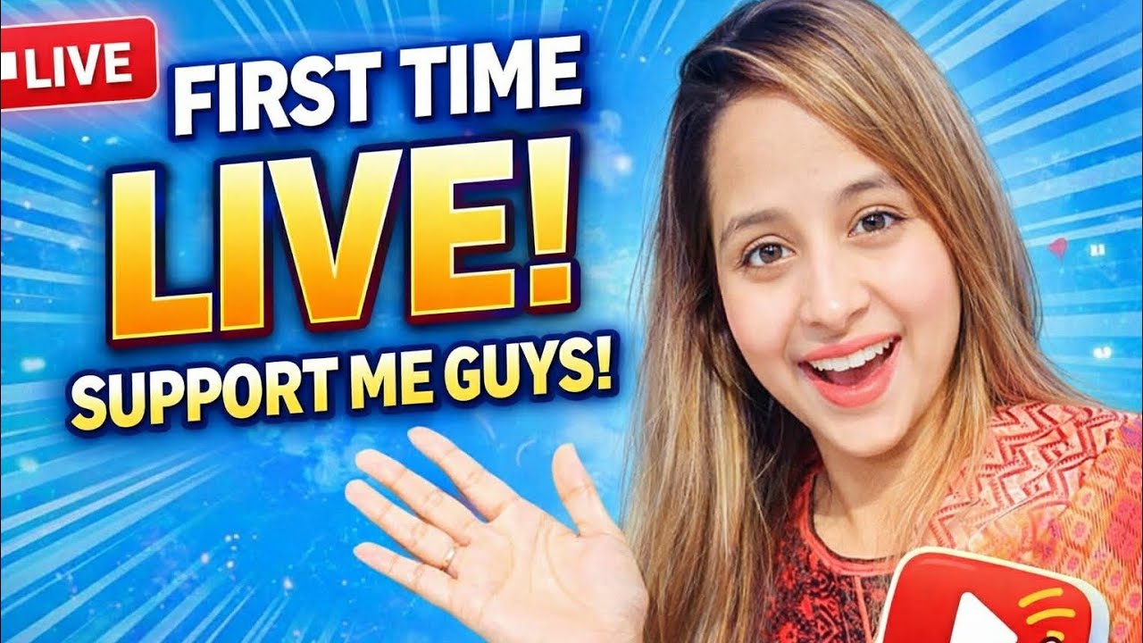 First Day YouTube Live | Support Chahiye ❤️