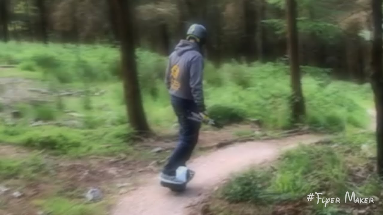 Forest trails on the Onewheel XR