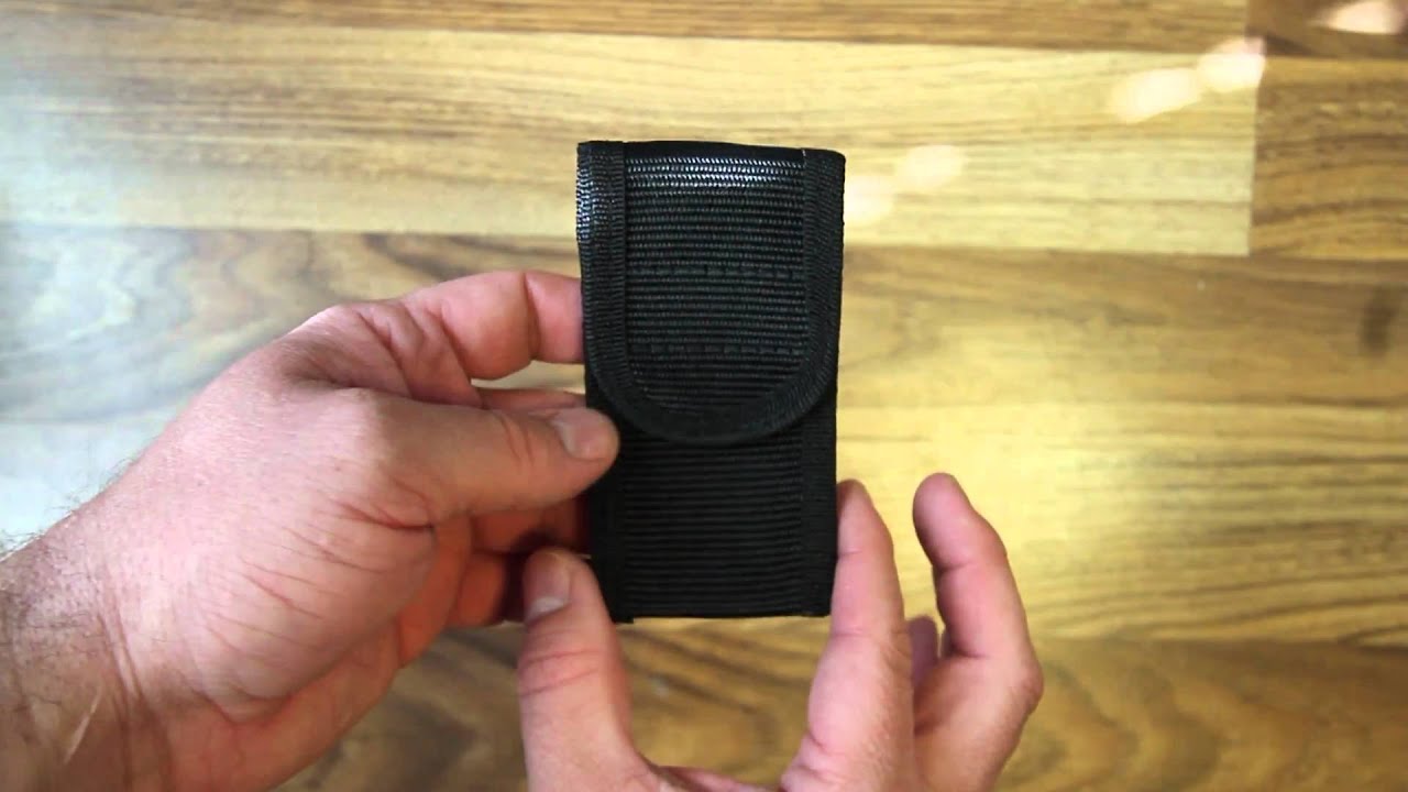 Small Black Nylon Sheath Demo