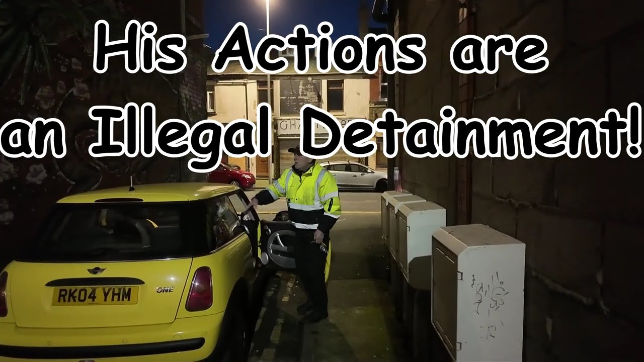 A Mooch around South Shore & get blocked in by a Licenced SIA Security & his Goon's #blackpool