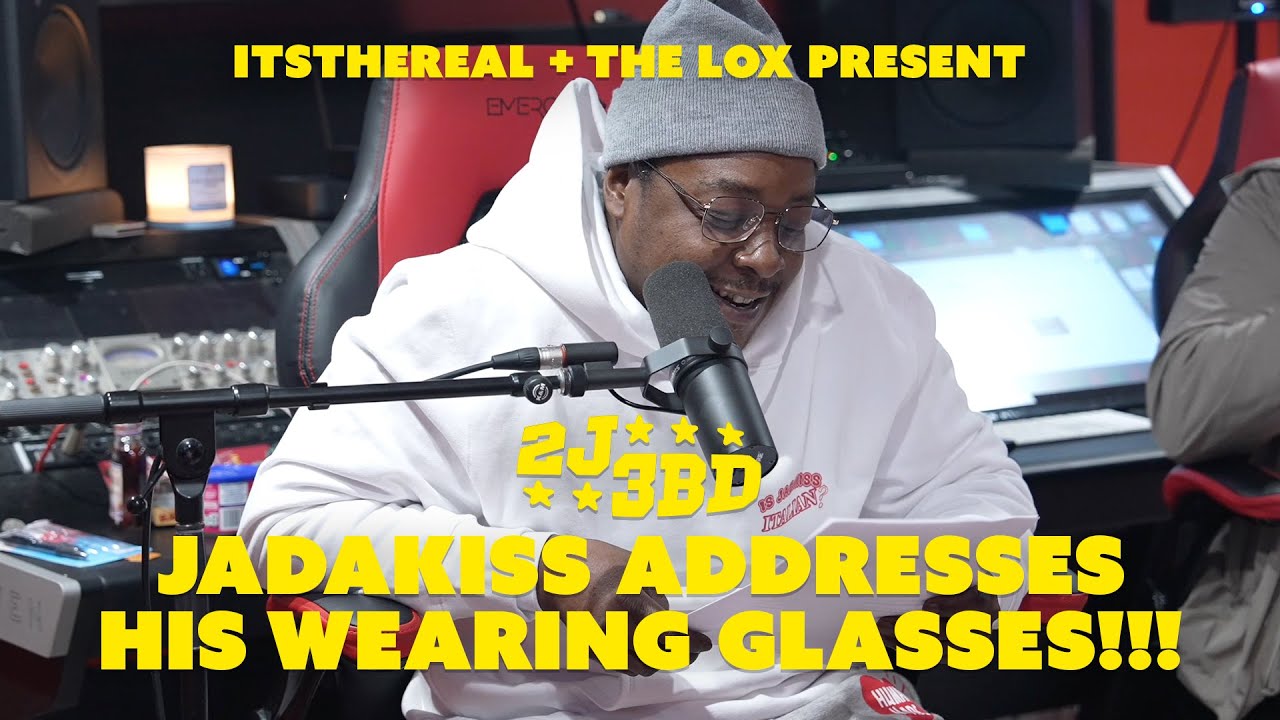 2J3BD: JADAKISS FINALLY TALKS ABOUT HIS EYEGLASSES!!!