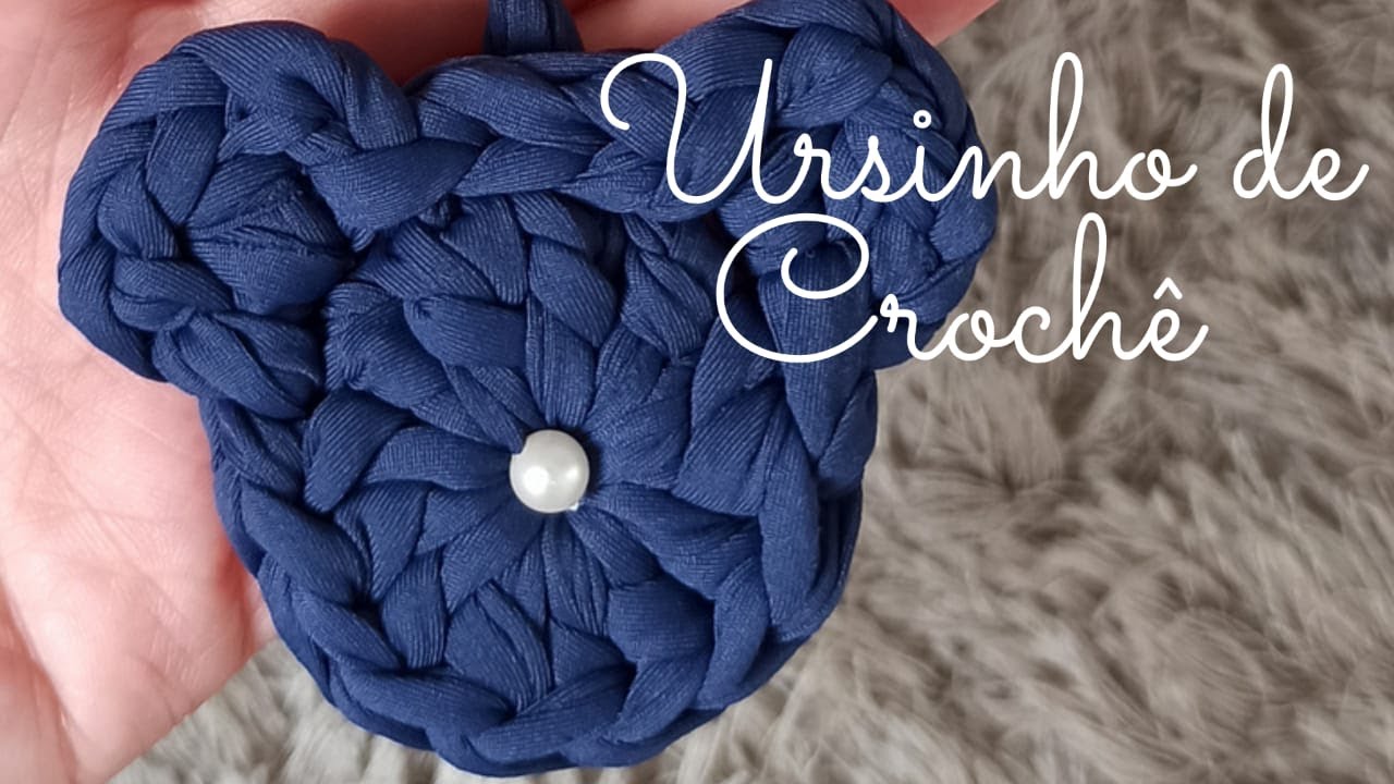 Chaveiro de Ursinho | Crochet em Fio de Malha