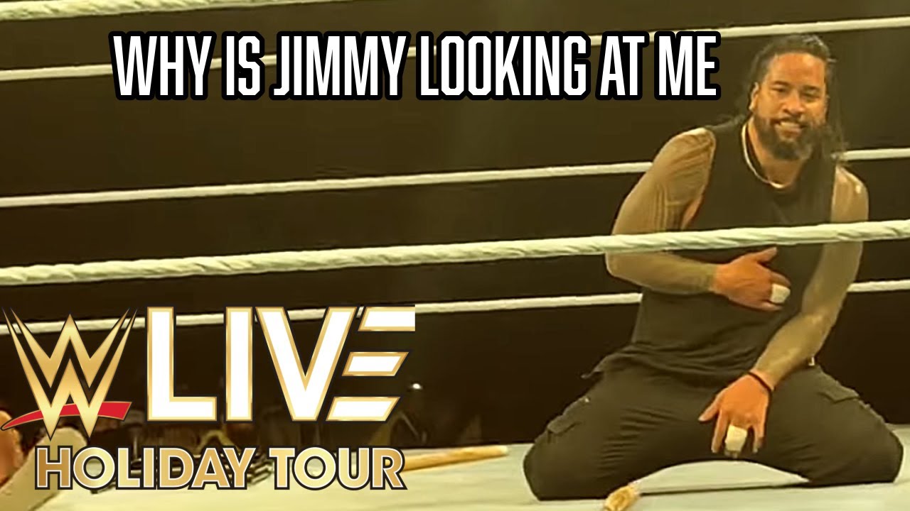 Jimmy Uso Was Mad - WWE Live Holiday Tour - VIP Experience 12/26