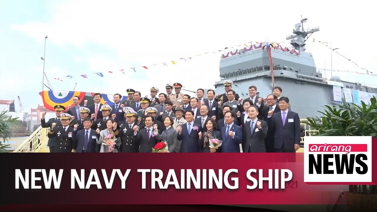 S. Korean Navy launches first cadet training vessel