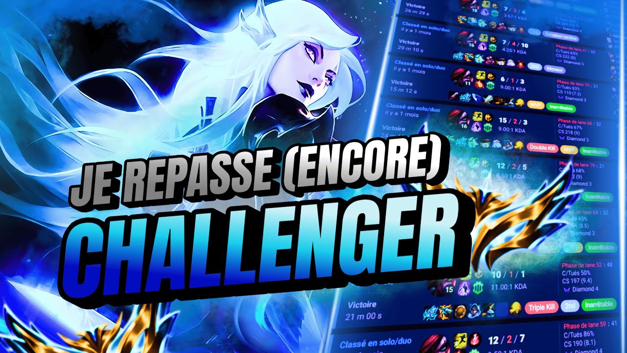 JE REPASSE CHALLENGER SUR LEAGUE OF LEGENDS ( ENCORE ) - Soloq Challenger Katarina vs Malzahar