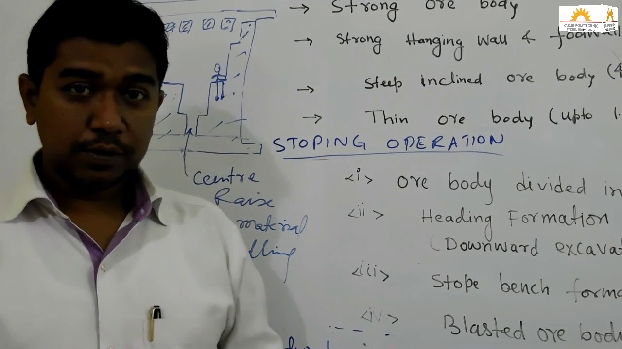 Mining Engineering | 3d Year | Underhand Stoping