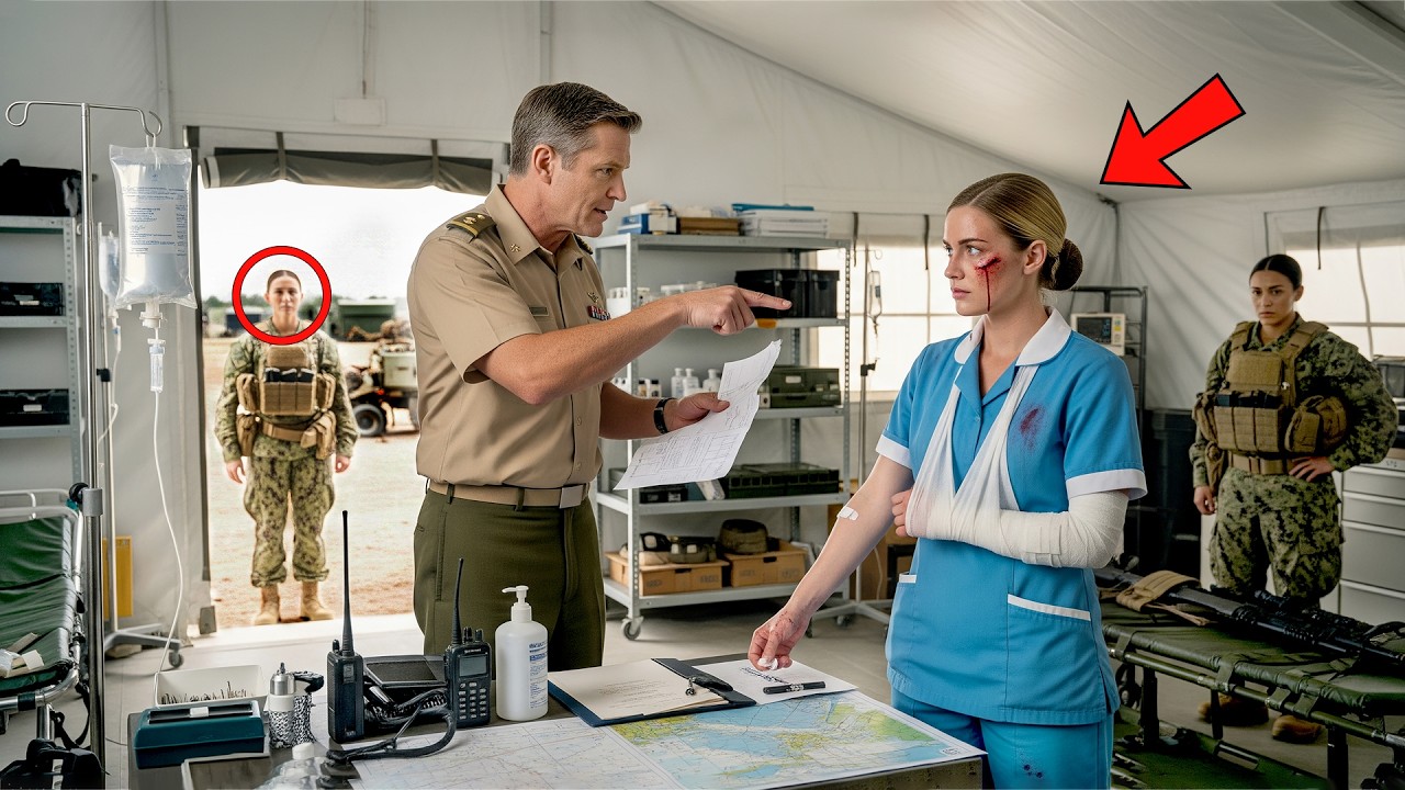 The Hospital CEO Humiliated a Bruised Nurse — Until Her Navy SEAL Twin Took Her Place