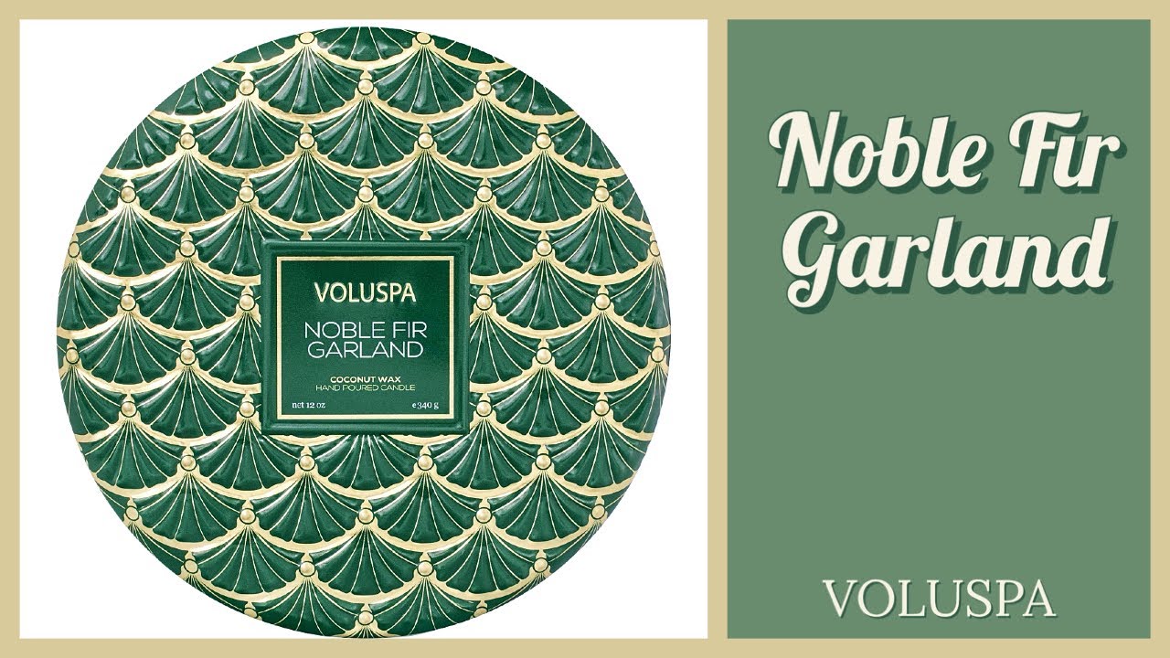 Noble Fir Garland 🌲 from Voluspa candle review 🌲 Christmas miracle #2!!
