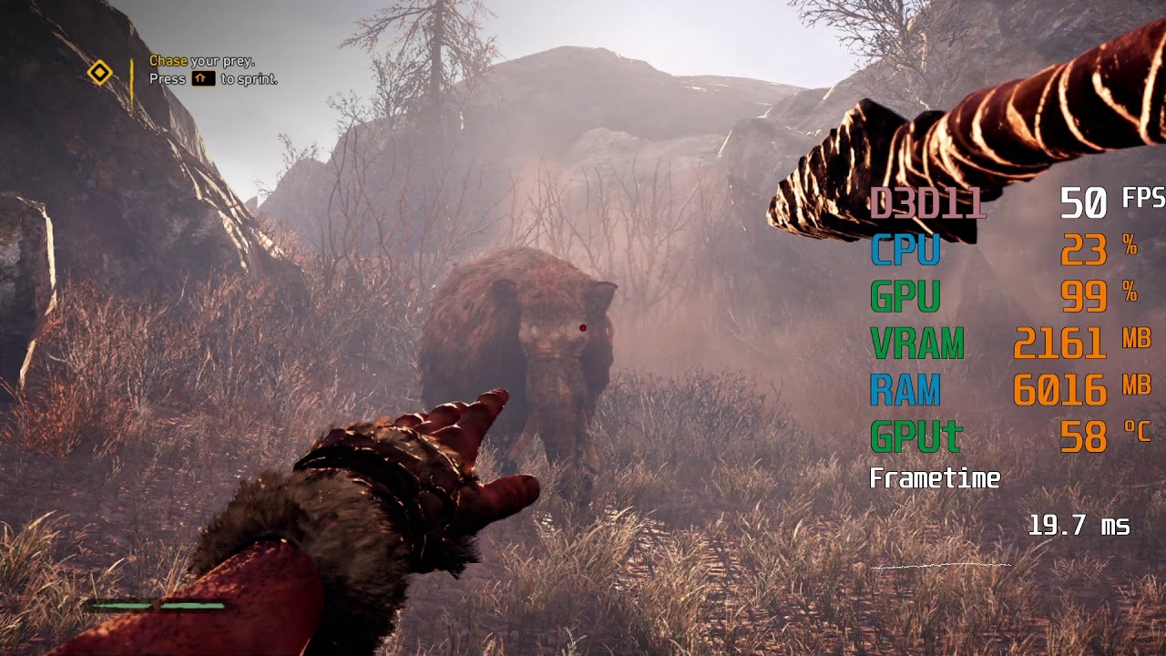 GeForce GTX 1650 -- Intel Core i5-9600K -- Far Cry Primal FPS Test