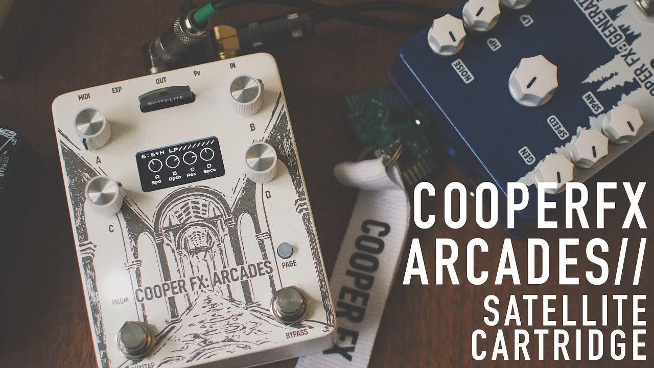 Cooper FX Arcades - Satellite Cartridge - Demo (all modes)