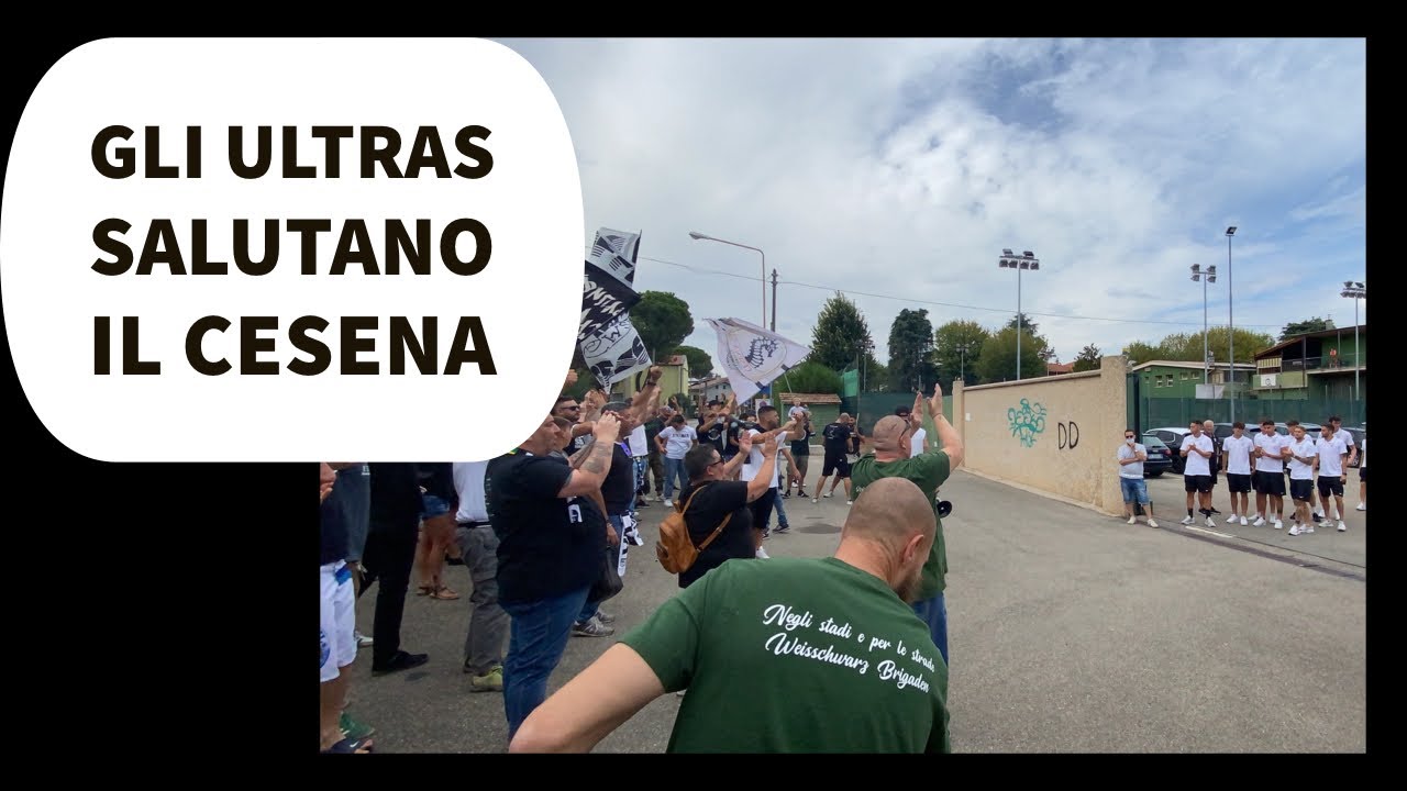 I tifosi salutano il Cesena FC Discorso Caturano