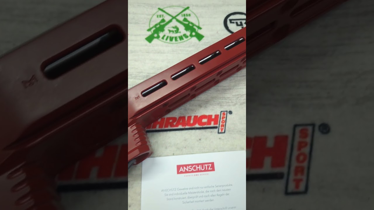 Anschutz 1710 APR Crimson Red &hearts;️ #rifle #gun #rangetime #precisionrifle #targetshooting