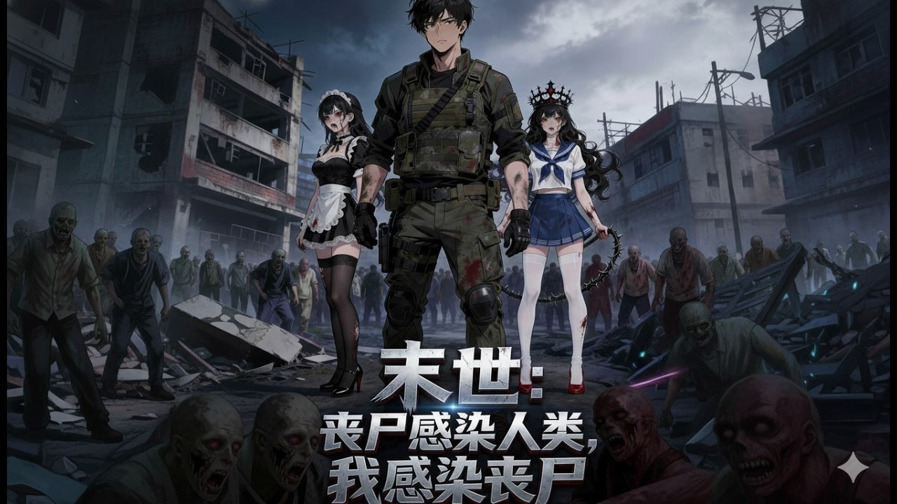 🔥🔥【New】EP 1-60 末世丧尸感染人类，我感染丧尸In the apocalypse, zombies infect humans, and I become infected with