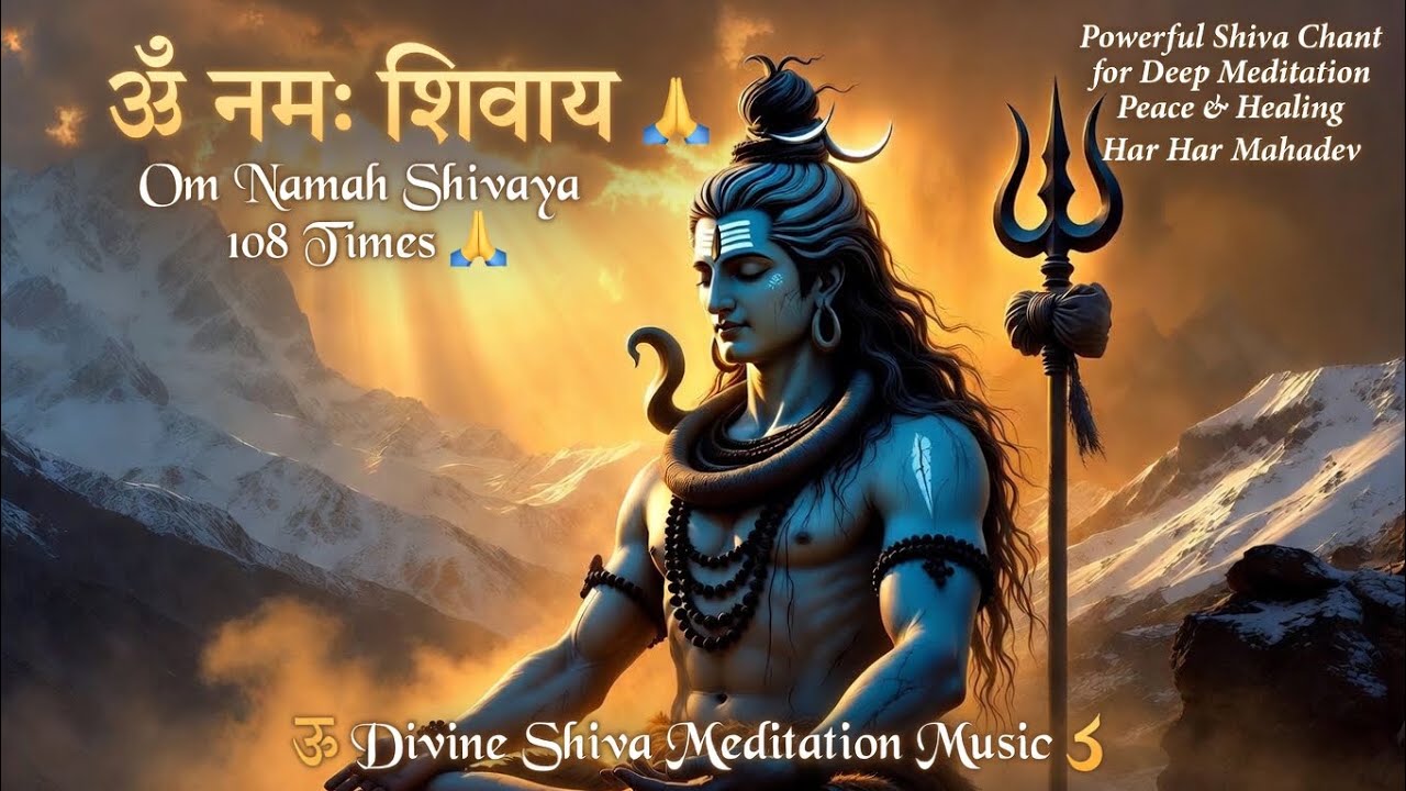 ॐ नमः शिवाय मंत्र 🙏 Powerful Shiva Chant for Deep Meditation Peace & Healing | Har Har Mahadev