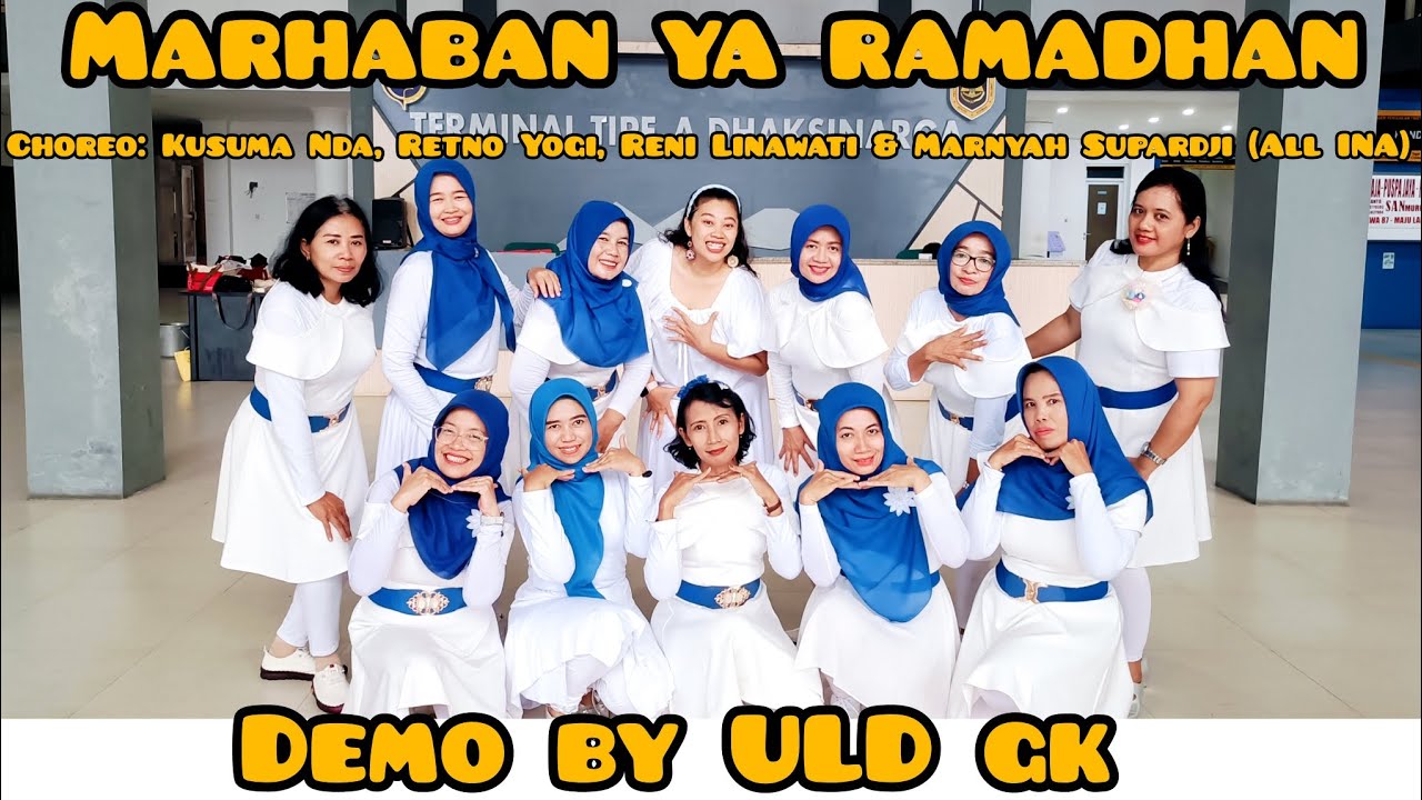 MARHABAN YA RAMADHAN - LINE DANCE || HIGH BEGINNER 