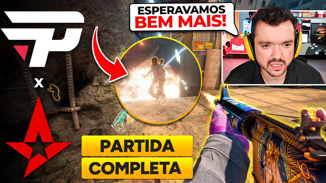 UM JOGO MUITO TENSO! - PAIN x ASTRALIS - IEM KRAKÓW - PARTIDA COMPLETA
