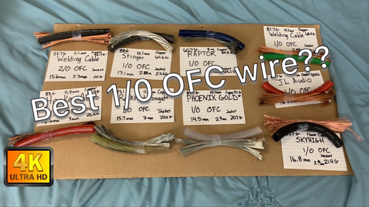 The best 1/0 OFC power wire tested and compared (1/0 shootout part 2) [4K]