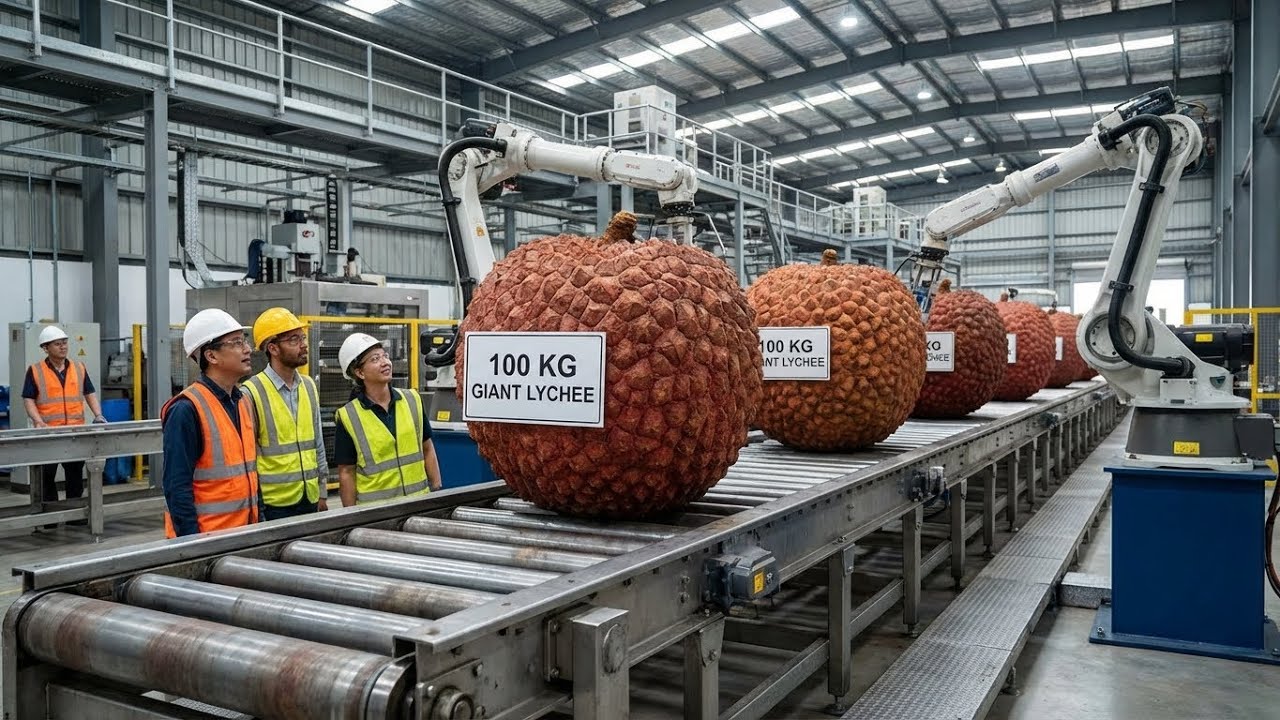 The Journey of a Lychee: Inside a High-Tech Fruit Factory