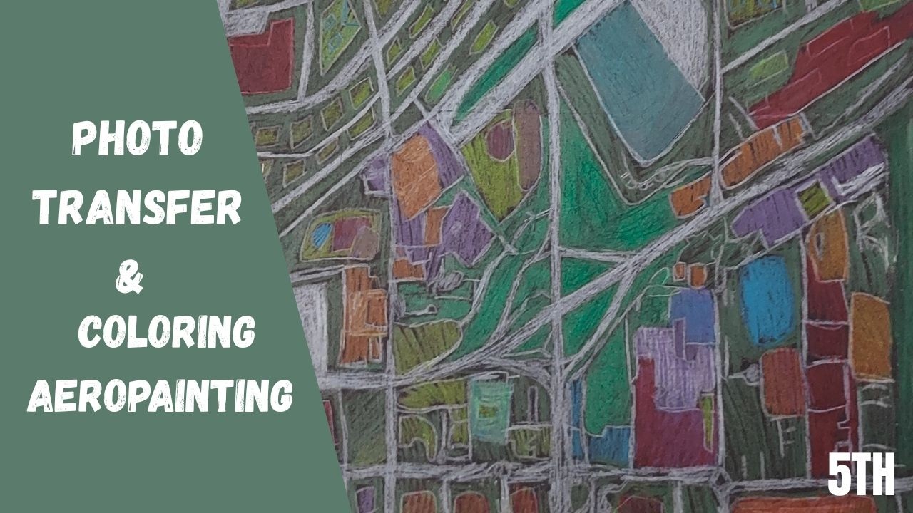 Aeropainting - Transferring a Sketch and Color