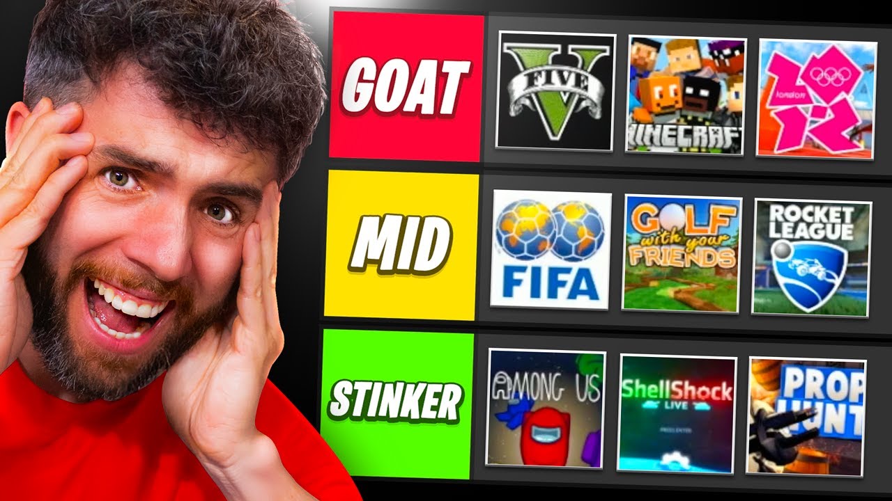 Brutally Ranking Every Sidemen Game Ever Played