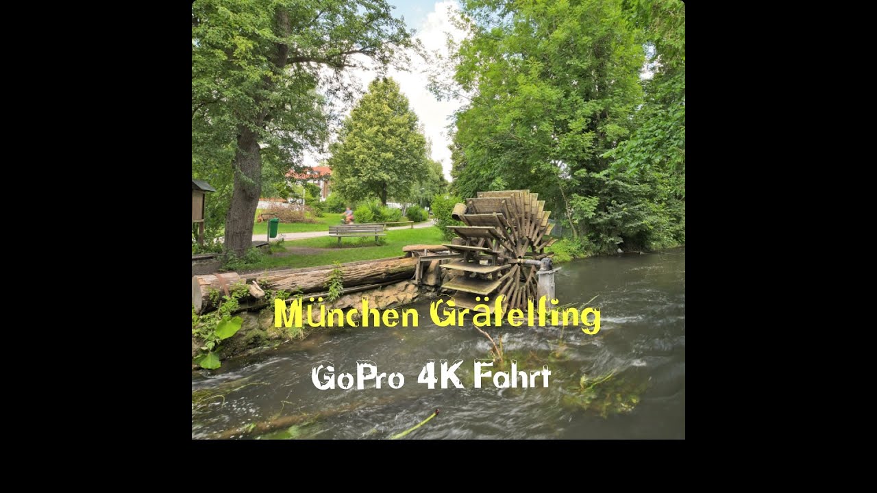 München Gräfelfing Fahrt GoPro 4k