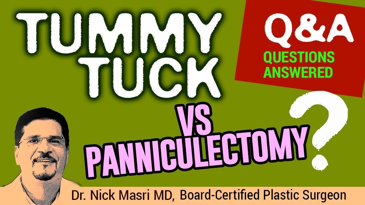 Tummy Tuck vs Panniculectomy❓(Question Answered) ✅