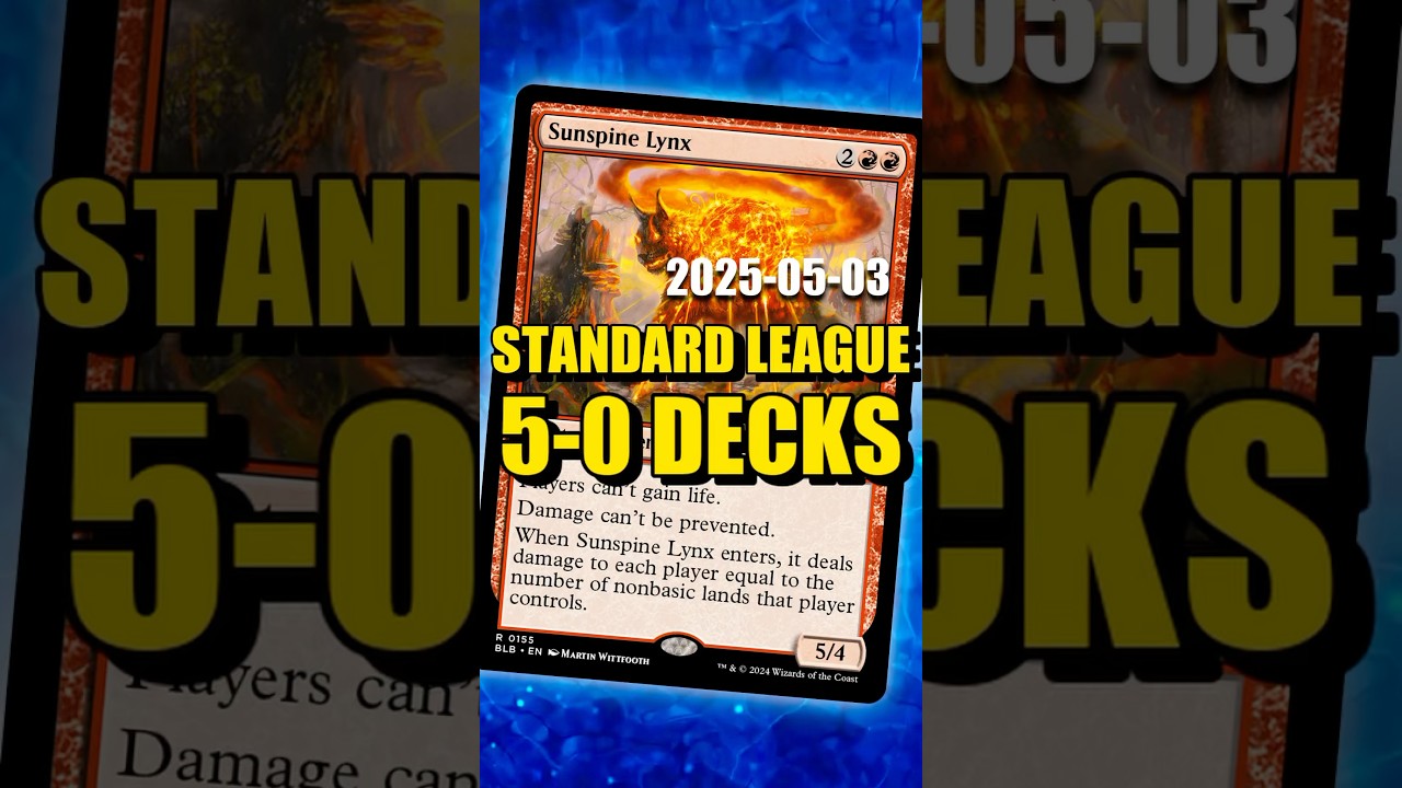 UNDEFEATED MTG Standard League Decklists (2025-05-03) #davidroyale #standard #standardmtg