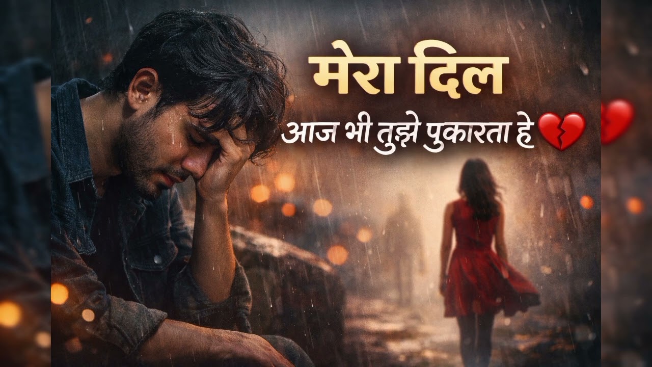 मेरा दिल आज भी तुझे पुकारता है 💔 _ Heart Touching Breakup Song _ Sad Hindi Song