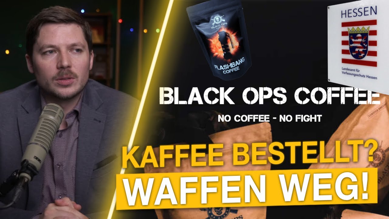 Waffen ALLE weg! Wegen KAFFEE! Black Ops Coffee - SKANDAL!