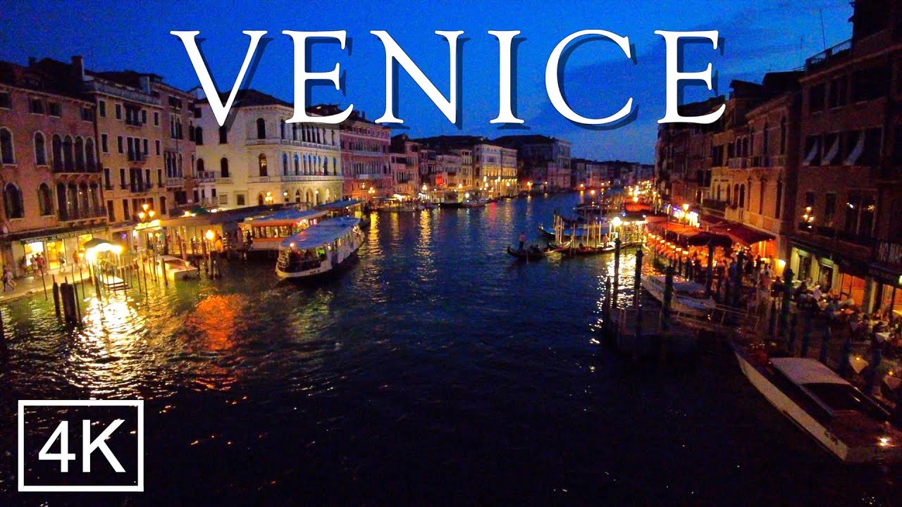 Venice Italy: Venice nightlife 2022, Venice walking tour, Italy 🇮🇹 4K