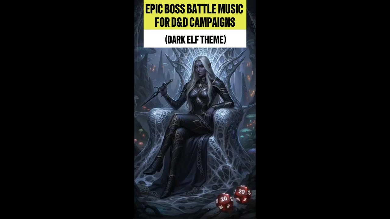 Epic Boss Battle Music for D&D Campaigns (Dark Elf Theme)