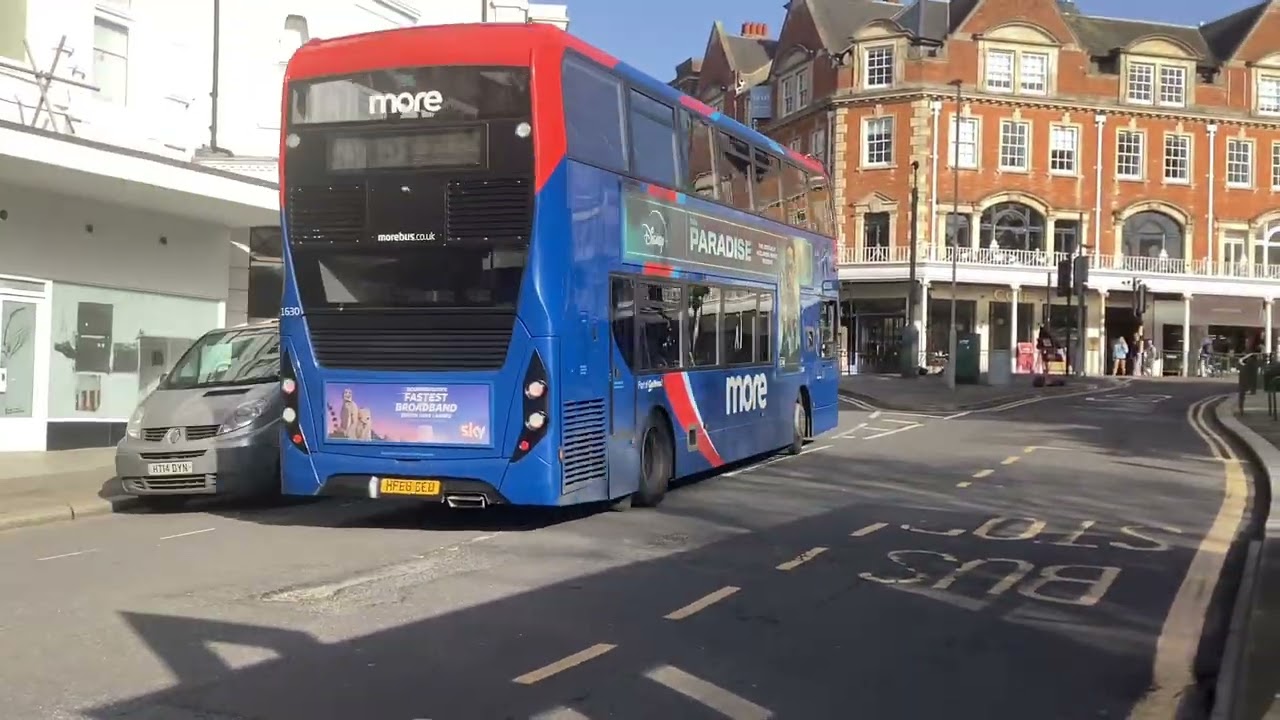 Buses at Bournemouth Square (25/02/2026)