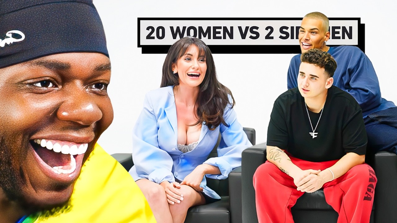 20 WOMEN vs 2 SIDEMEN: MARLON & LACY EDITION (REACTION)