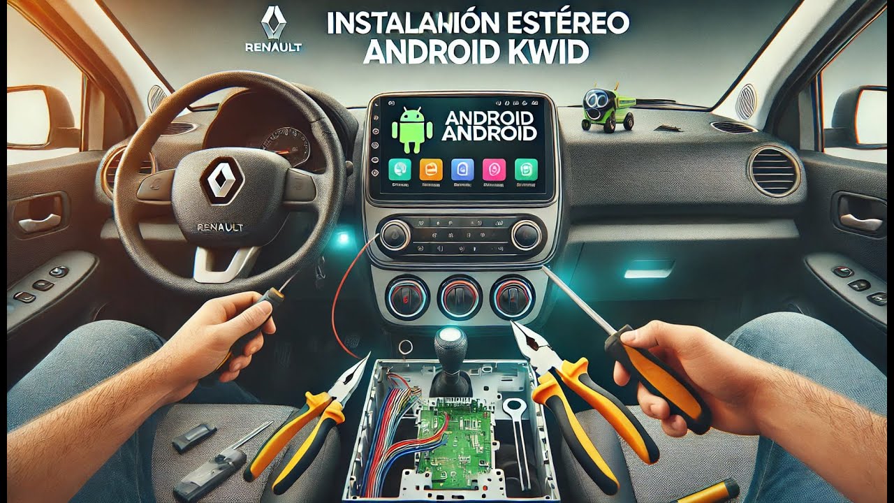 Instalacion Estereo Android Kwid