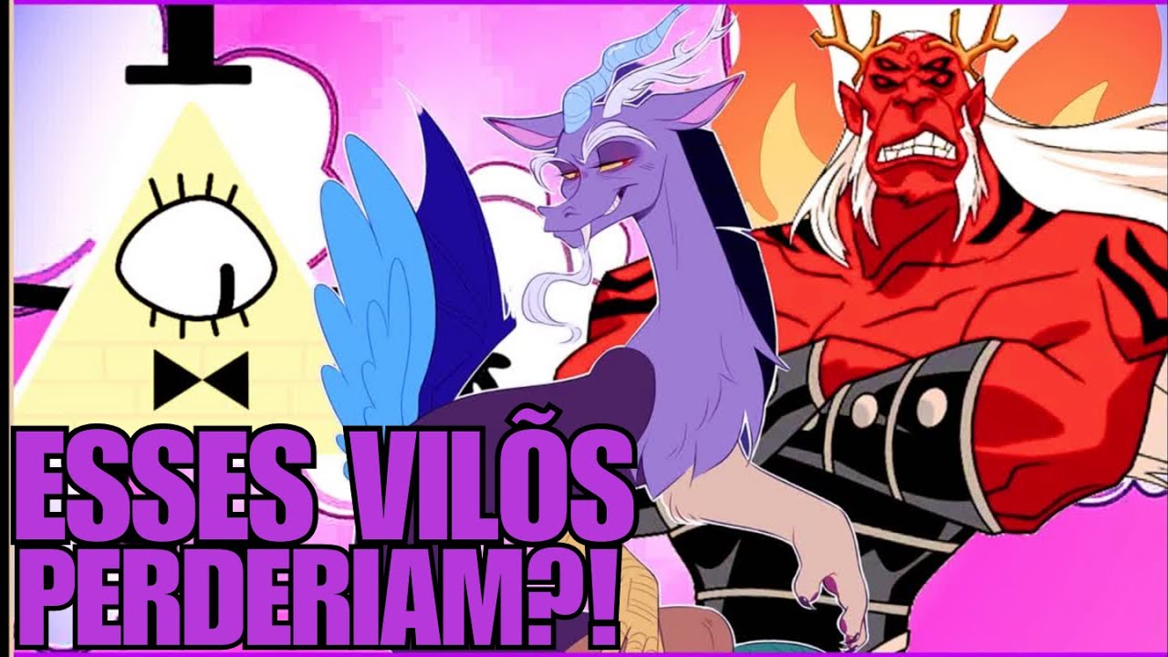 5 VILÕES DE DESENHOS ANIMADOS QUE SERIAM HUMILHADOS PELO DISCORDIA!