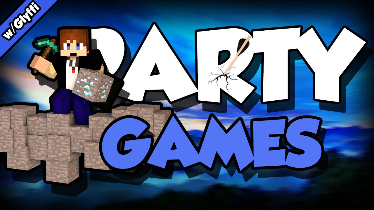 Minecraft: PARTY GAMES w/Glyffi! NIIN PALJON FACEPALMIA!