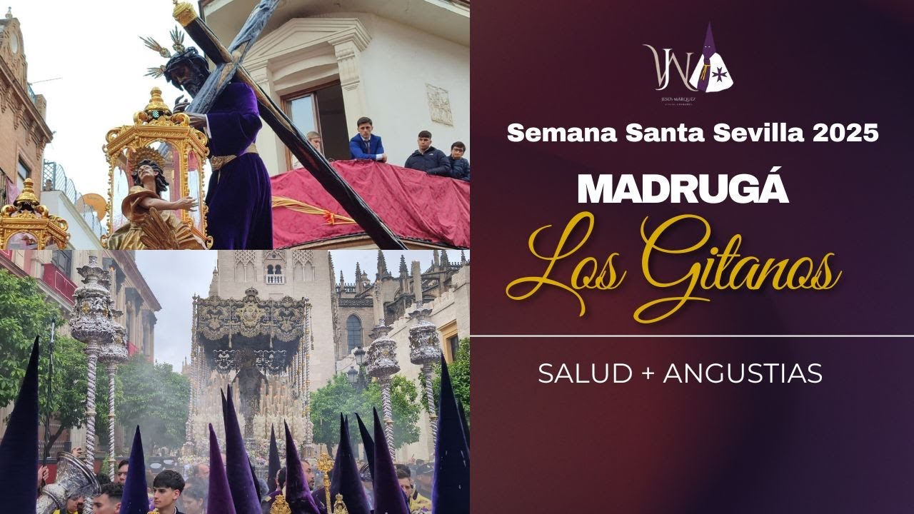 4K | Hermandad de los Gitanos por Alemanes/Cuesta del Bacalao | Semana Santa Sevilla 2025 | Madrugá