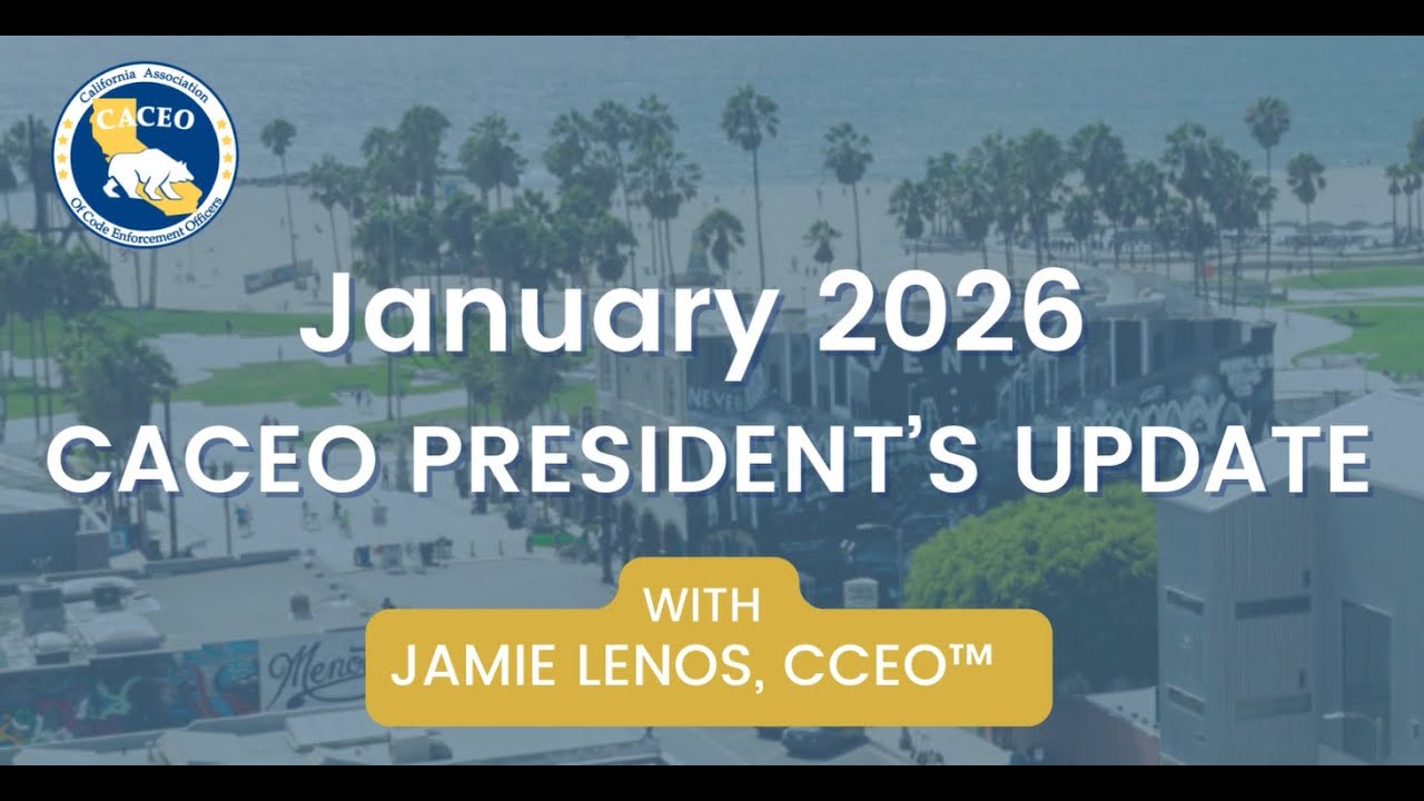 January 2026 CACEO President's Message from Jamie Lenos