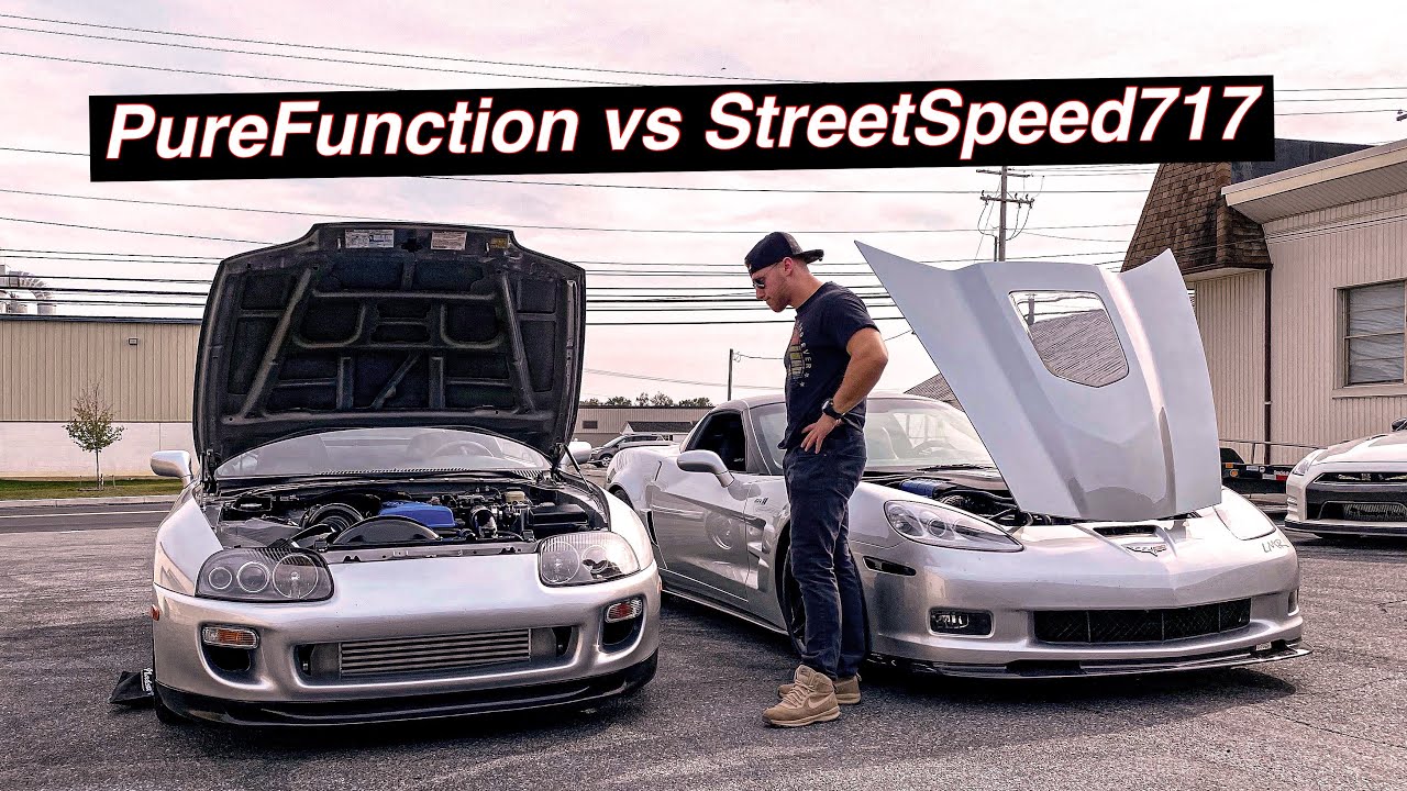 6 Speed Supra vs StreetSpeed717 6 speed ZR1!