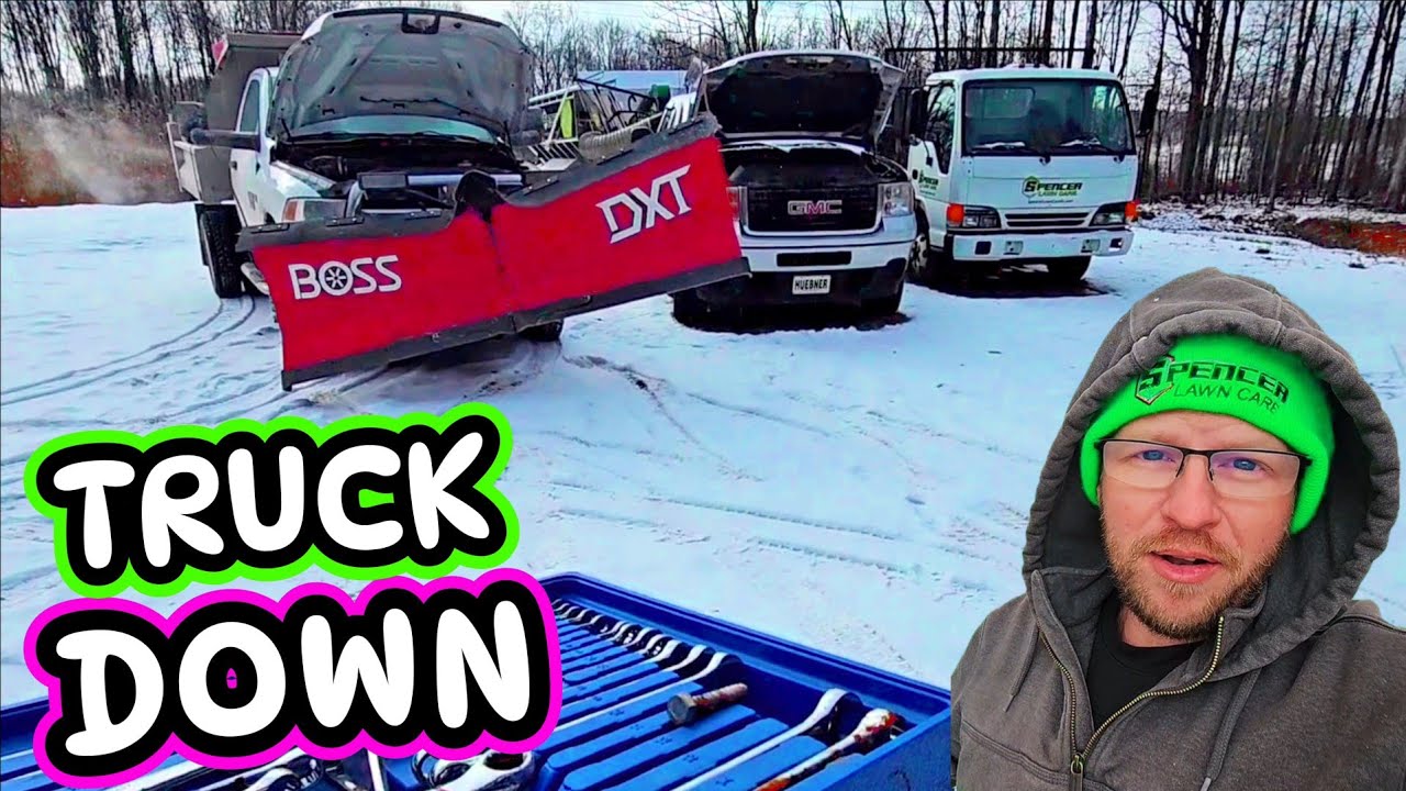 IT TOOK ALL DAY TO GET READY BEFORE THE SNOWSTORM AFTER A TRUCK BROKE DOWN!