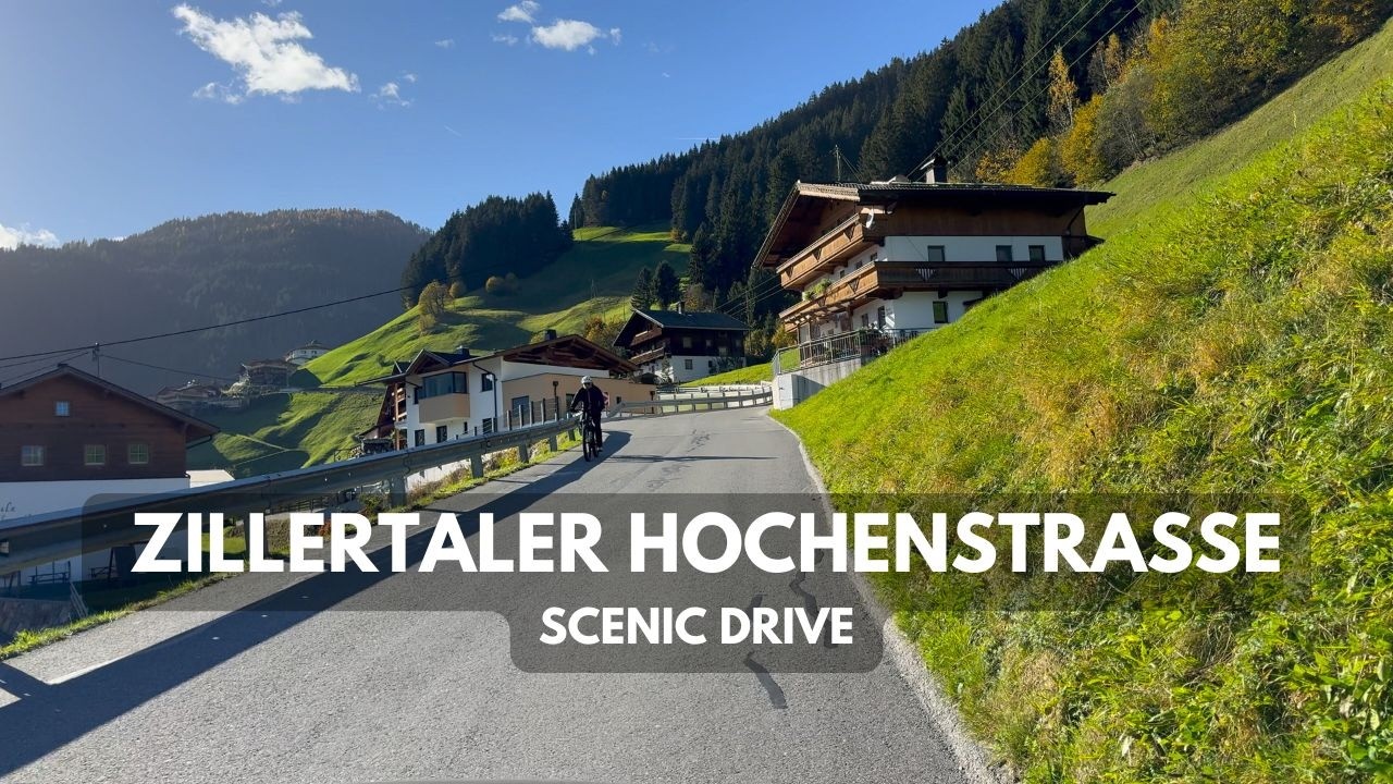 Zillertaler Höhenstraße | Scary steep road | 4k HDR Dolby Vision | 2029m | Tirol, Austria