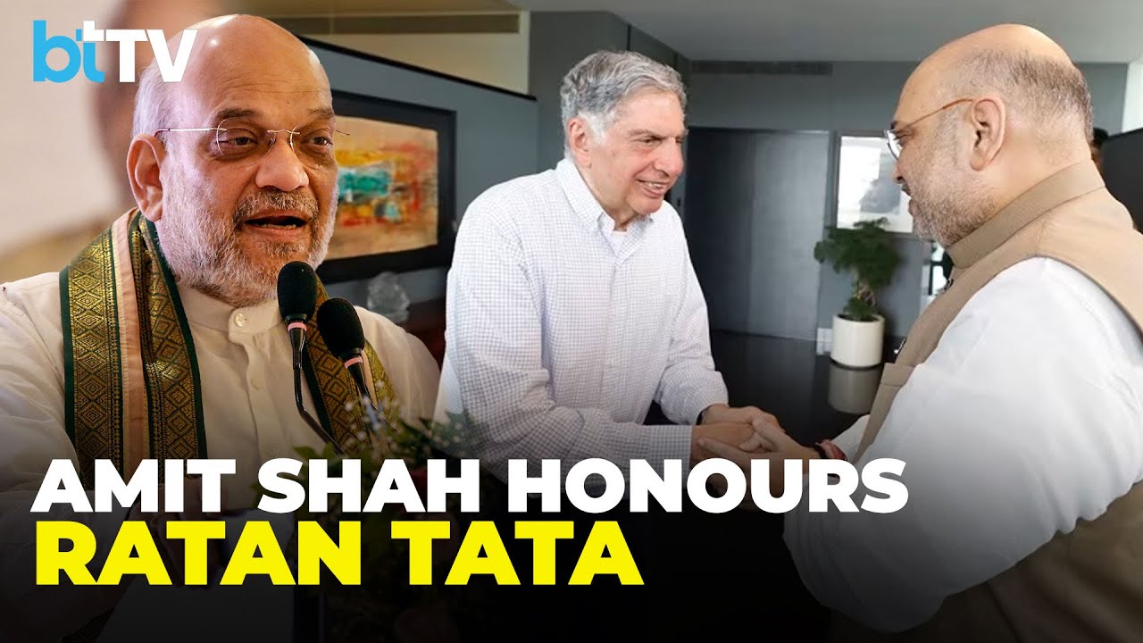 Amit Shah Remembers Ratan Tata's Legacy And Vision For India's Growth