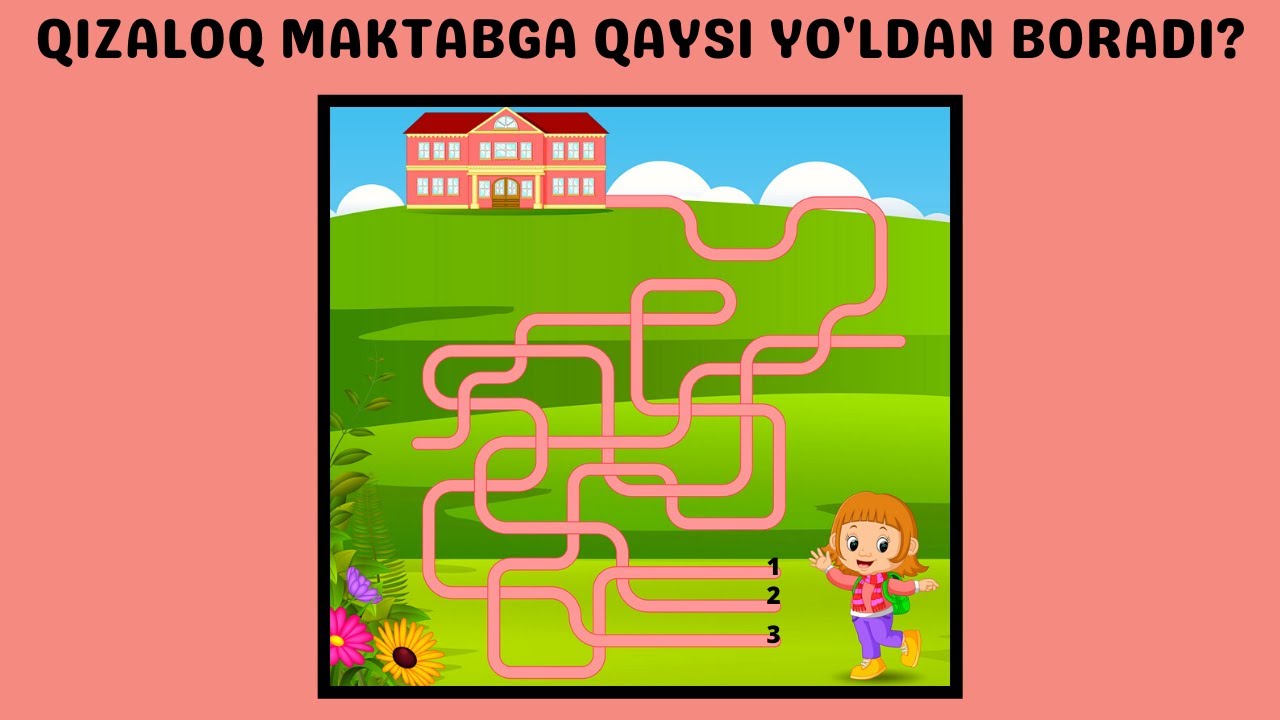 Qiziqarli Labirint Savollar Javoblari Bilan / Topishmoqlar / Mantiqiy Savollar va Boshqotirmalar