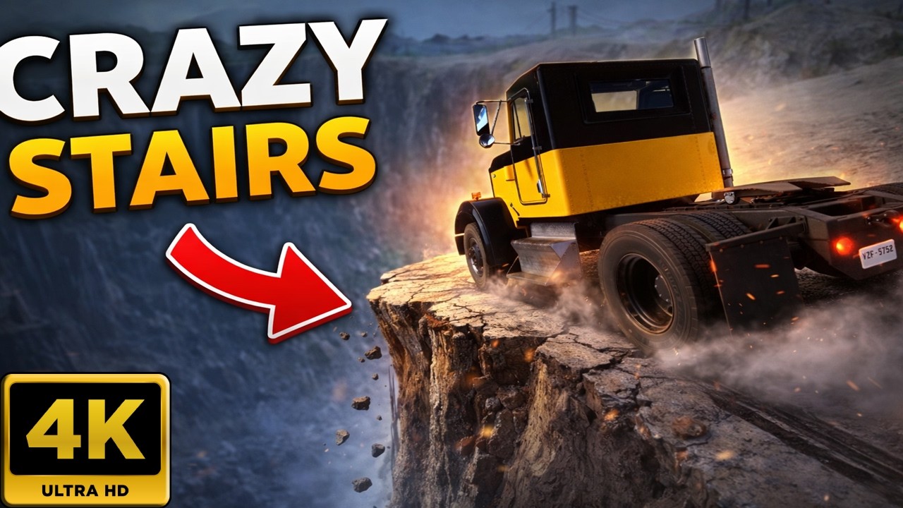 Cars vs Stairs #26 - BeamNG Drive
