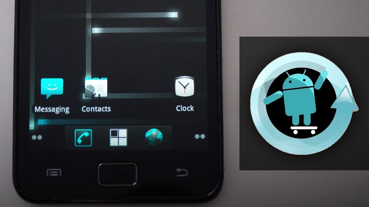 It's 2012 and you install a custom Android OS!