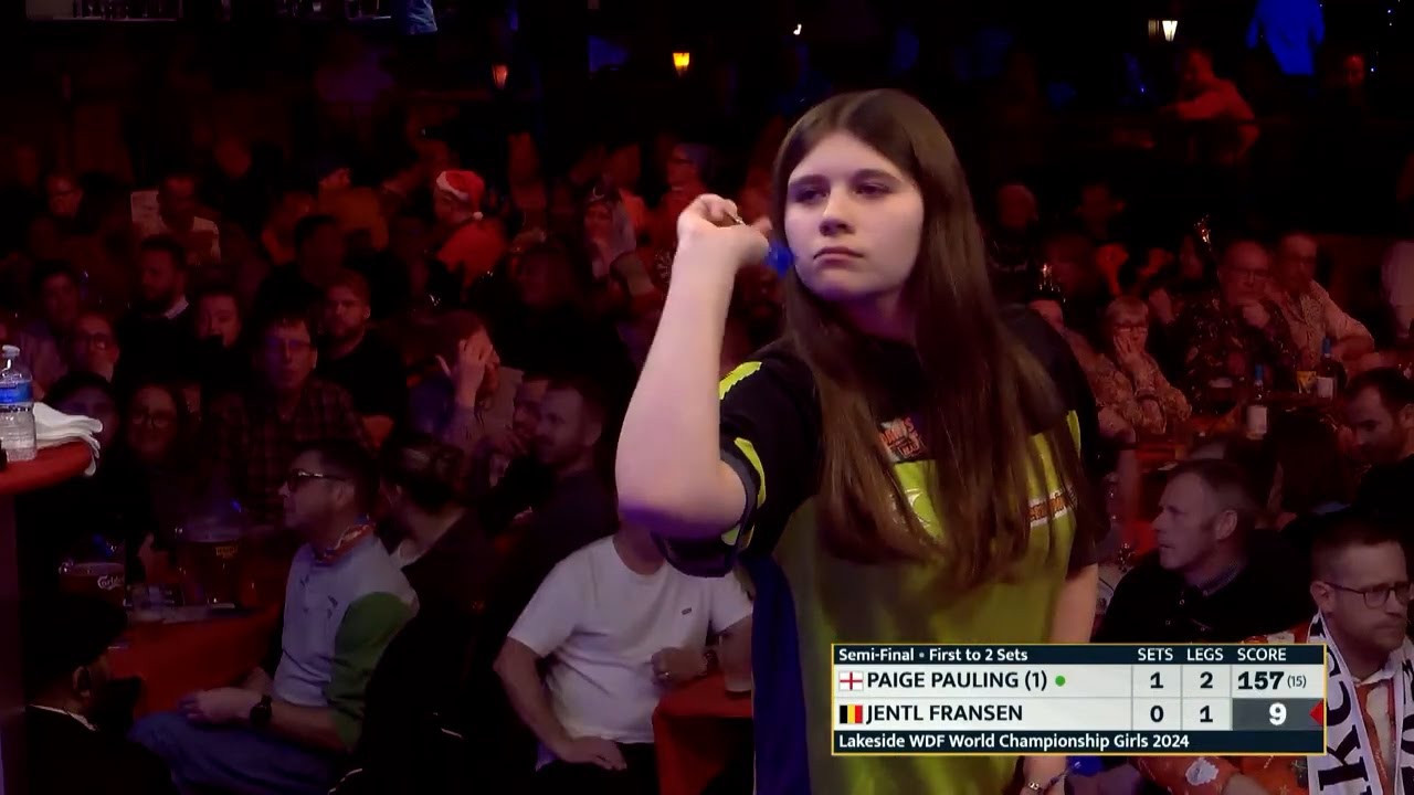 Girls Semi Final 🎯 Paige Pauling vs. Jentl Fransen • WDF World Darts Championships 2024