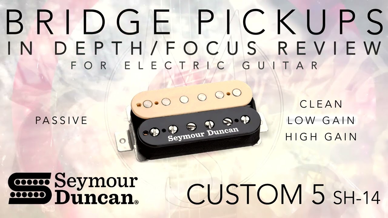 Seymour Duncan CUSTOM 5 SH-14 / TB-14 - Guitar Pickup In-Depth Full Demo Review (bridge)