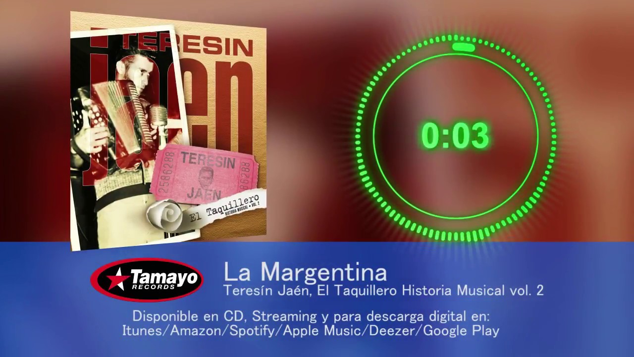 La Margentina - Teres&iacute;n Ja&eacute;n Historia Musical Vol. 2 - Discos Tamayo