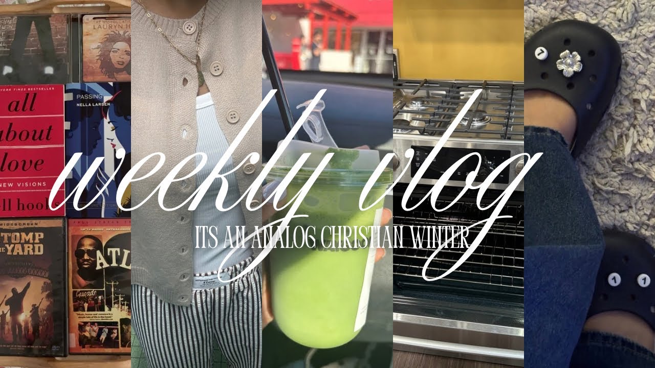 weekly vlog | it’s an christian analog winter + my slow start to february 
