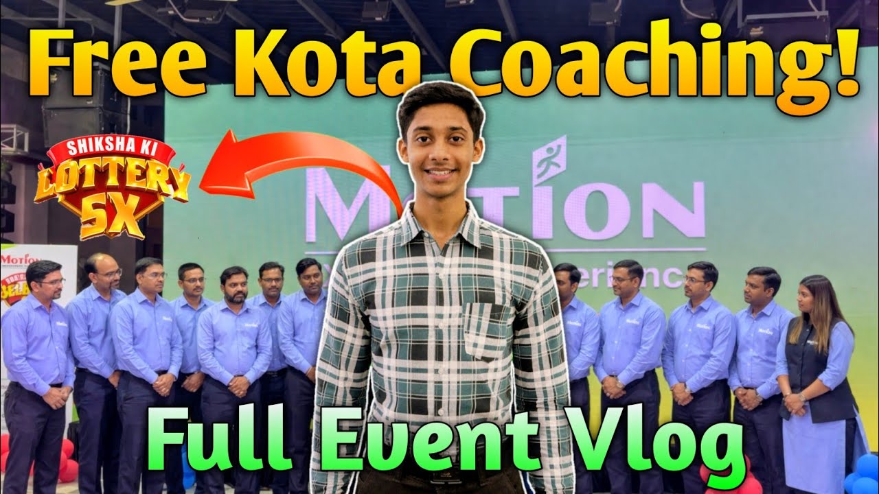 I Visited Motion Kota 🔥| Full Event Vlog | Met NV Sir ❤️✨